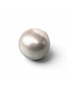 Süsswasserperle weiss rund 5mm 2