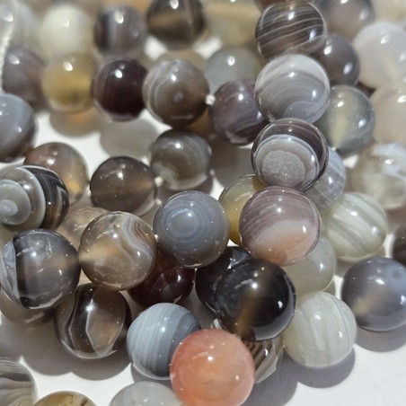 Botswana Achat, Perlen
