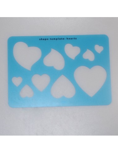 Schablone Hearts