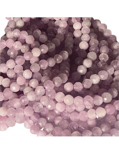 Kunzit Perlen facettiert 3mm